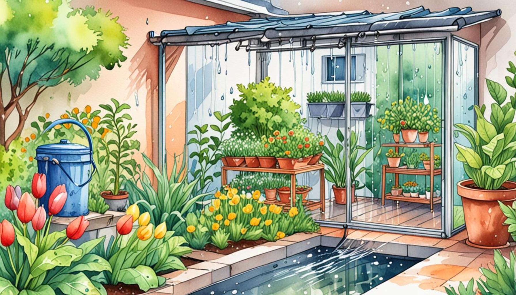 Natural Methods for Collecting Rainwater for Home Gardens